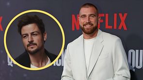 Hallmark's Tyler Hynes reveals he pulled off sneaky stunt in Travis Kelce's locker at Donna Kelce's behest
