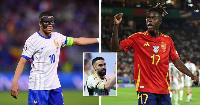 Dani Carvajal provides hilarious response when asked to choose between Kylian Mbappe and Nico Williams before the Euro 2024 final