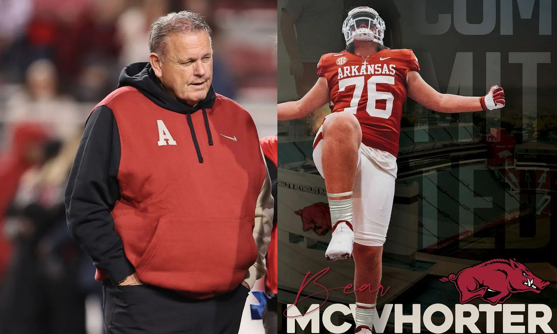 Bear McWhorter shares real reason behind de-commitment from Sam Pittman&rsquo;s Arkansas.