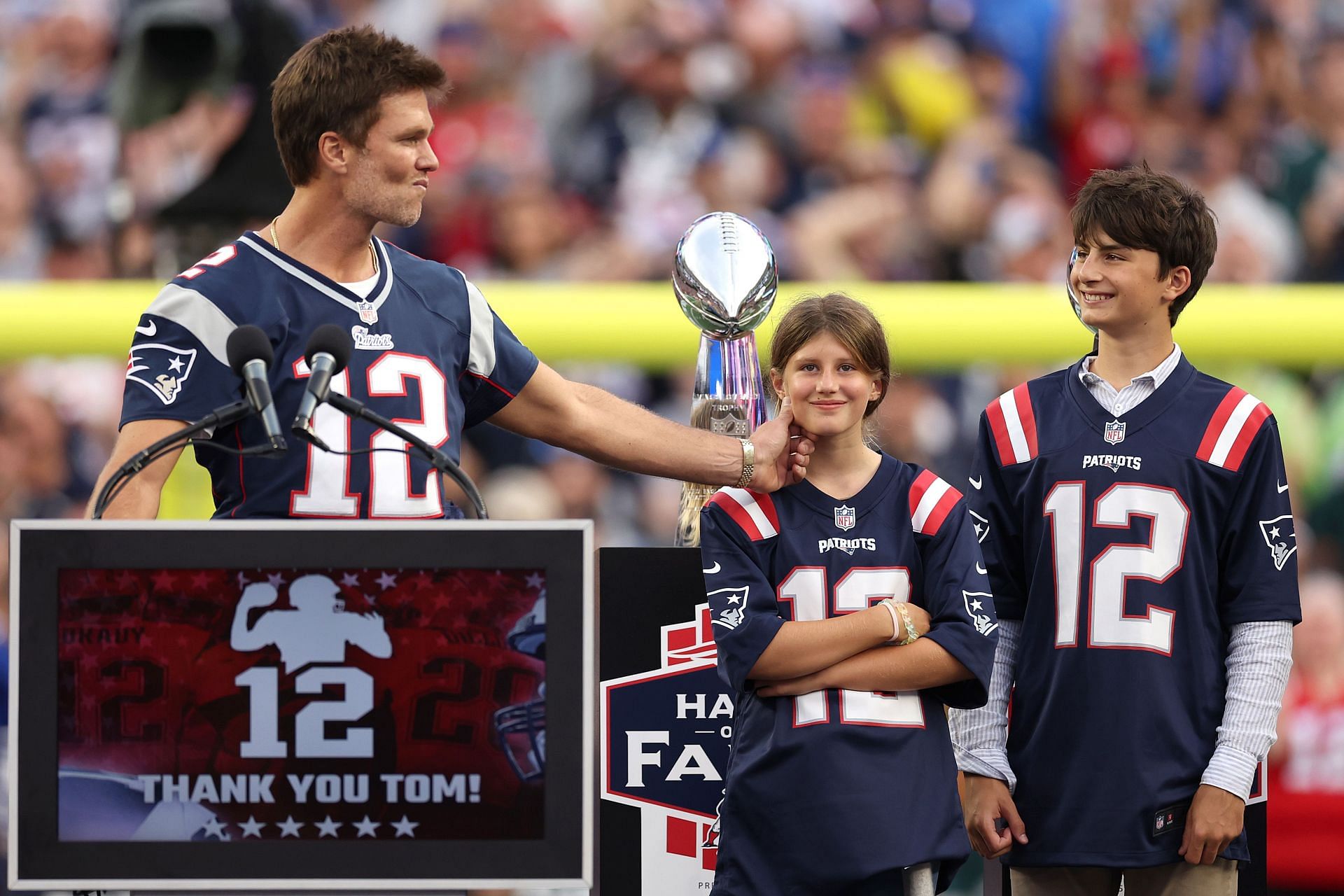 Tom Brady at Philadelphia Eagles vs. New England Patriots (GETTY)