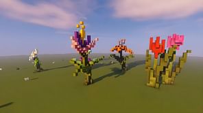 7 best Minecraft flower designs