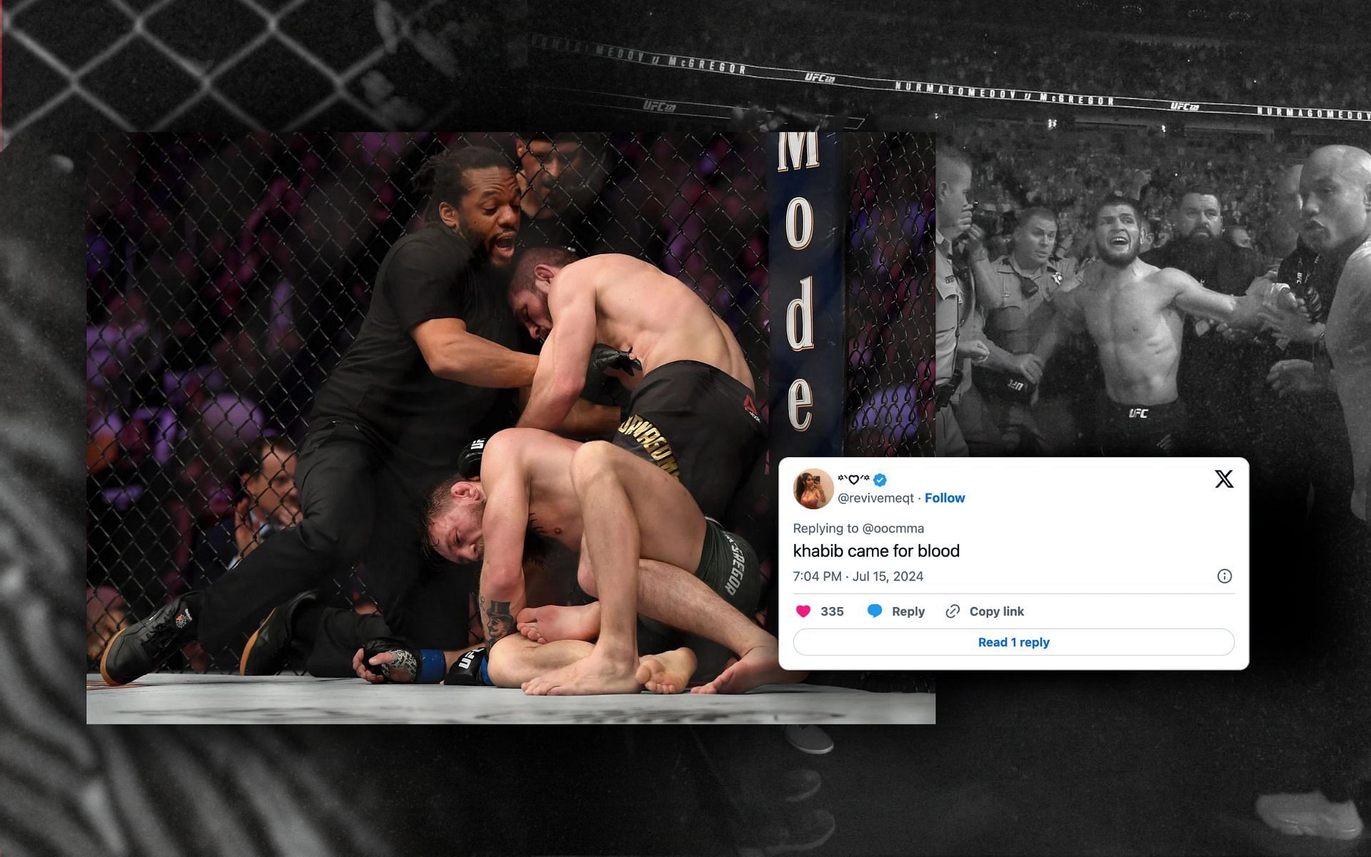 Fans react to unfiltered video of the infamous Khabib Nurmagomedov vs Conor McGregor fight at UFC 229. [Image courtesy: Getty Images]