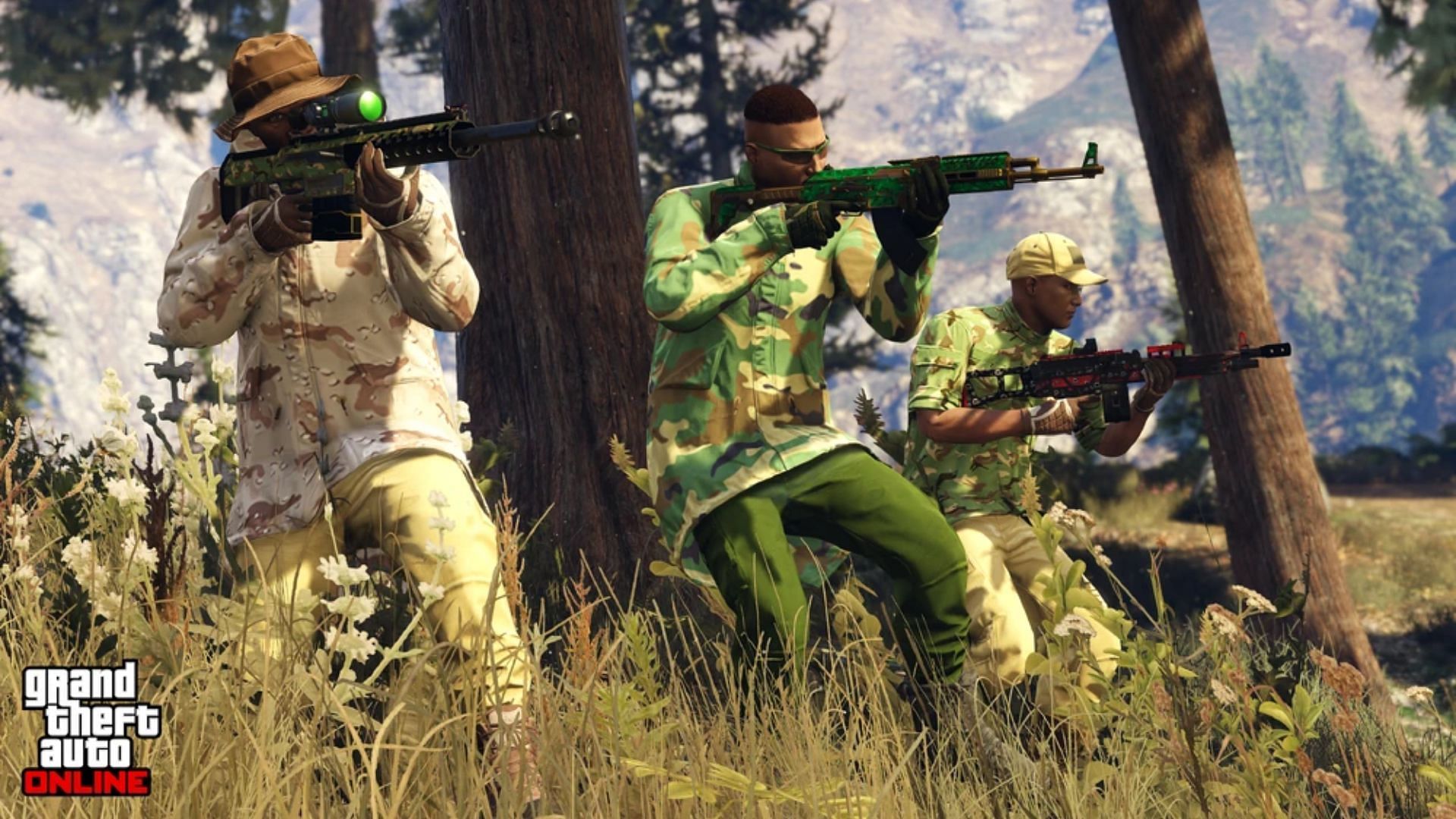 Grand Theft Auto Online is notorious for having sharpshooter NPCs (Image via Rockstar Games)