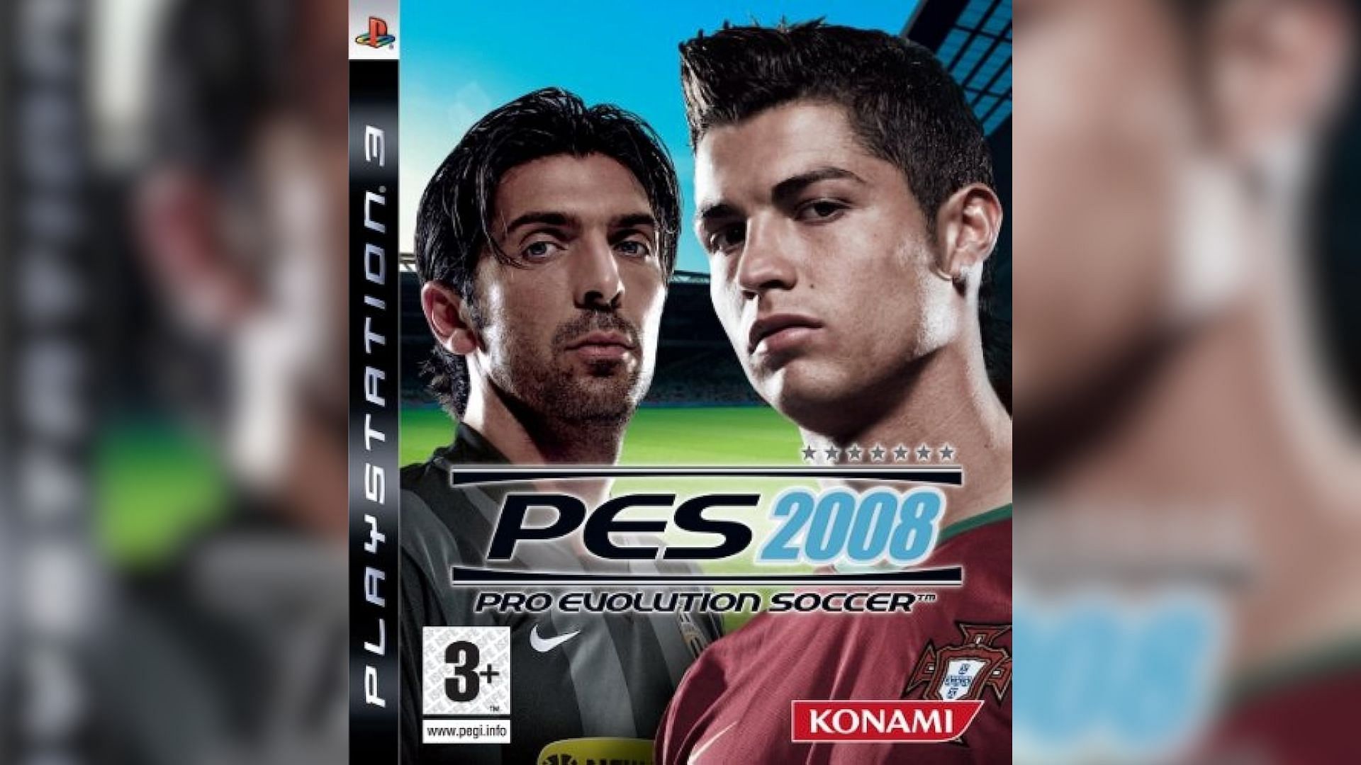 PES 2008 Italian version's cover (Image via Konami)