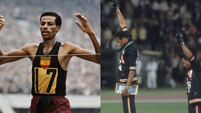 Top 10 moments in Olympic moments ft Black Power Salute, Abebe Bikila [Image Sources: Getty]