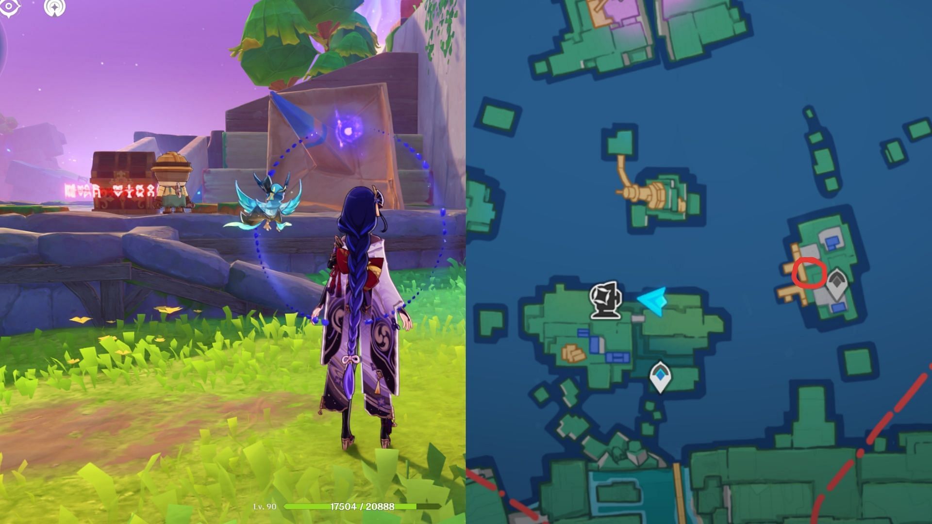 Puzzle #8 in Broken Sea (Image via HoYoverse)