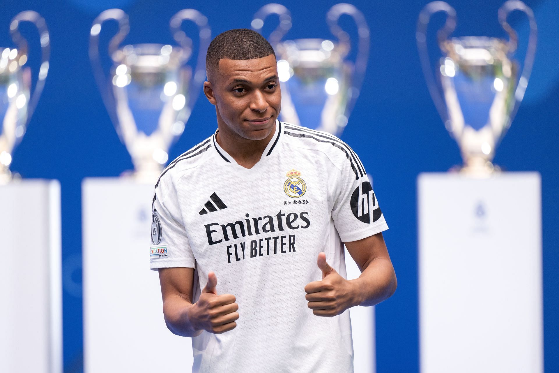 Real Madrid Unveils New Signing Kylian Mbappe