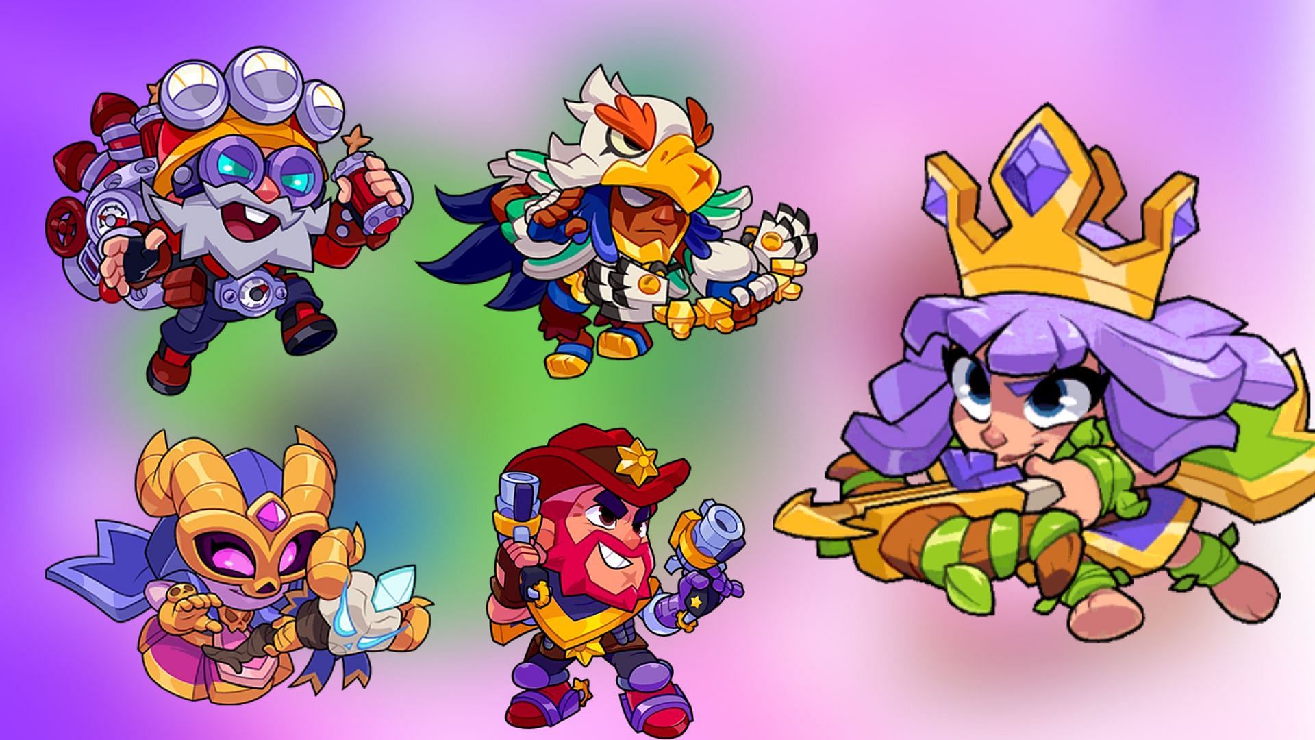 Best characters to use with Archer Queen in Squad Busters (Image via SuperCell)