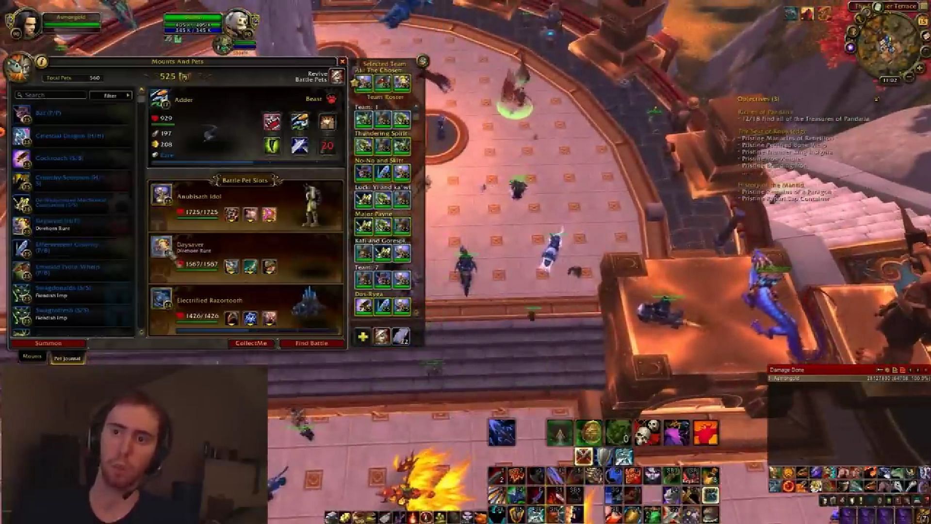 A young Asmongold providing a tutorial to his viewers on Youtube. (Image via ZackRawrr/YouTube || Blizzard Entertainment)