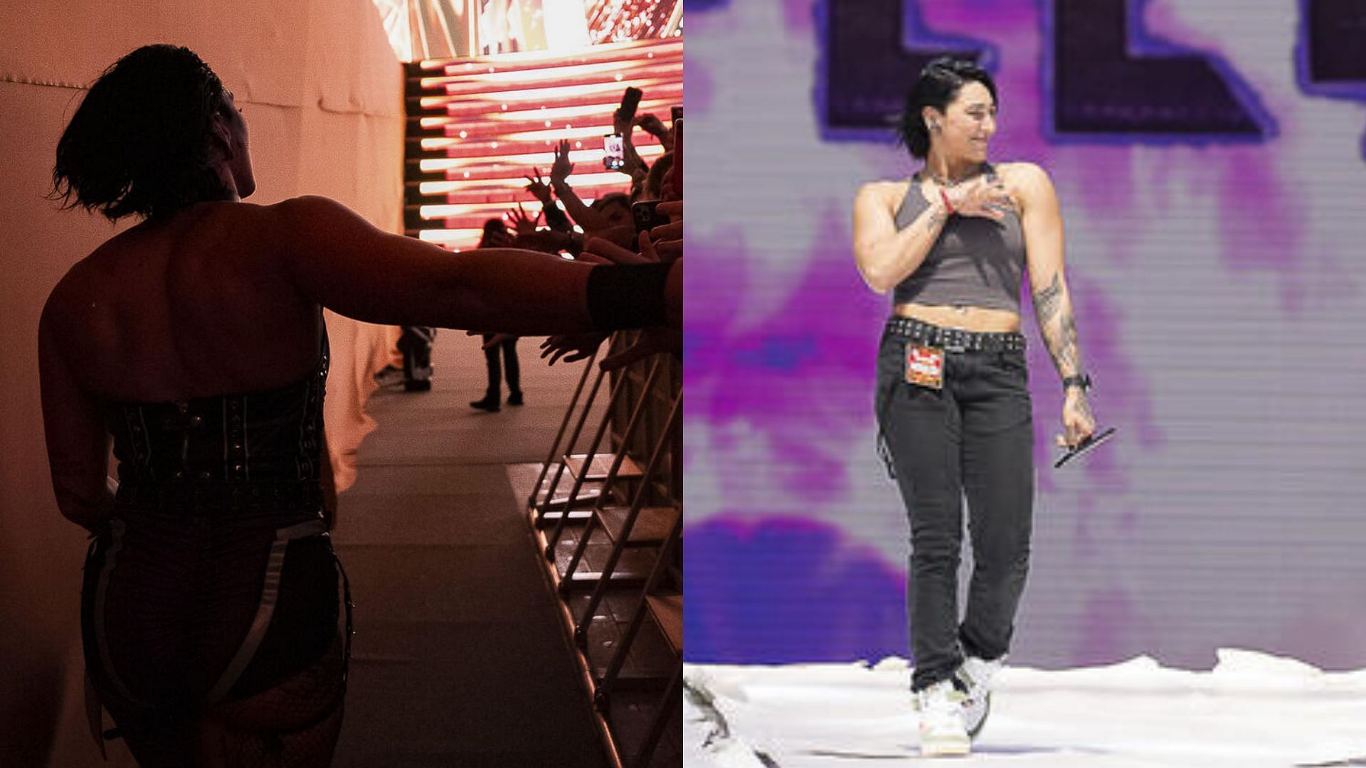 The star is finally back in WWE (Credit:WWE)