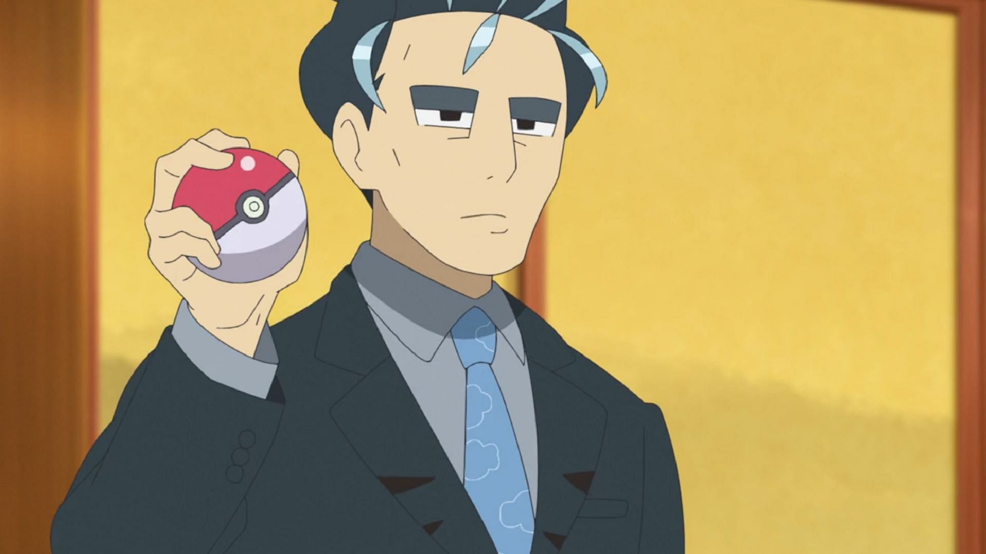 Larry prepares to battle Dot in Pokemon Horizons Episode 59 (Image via The Pokemon Company)