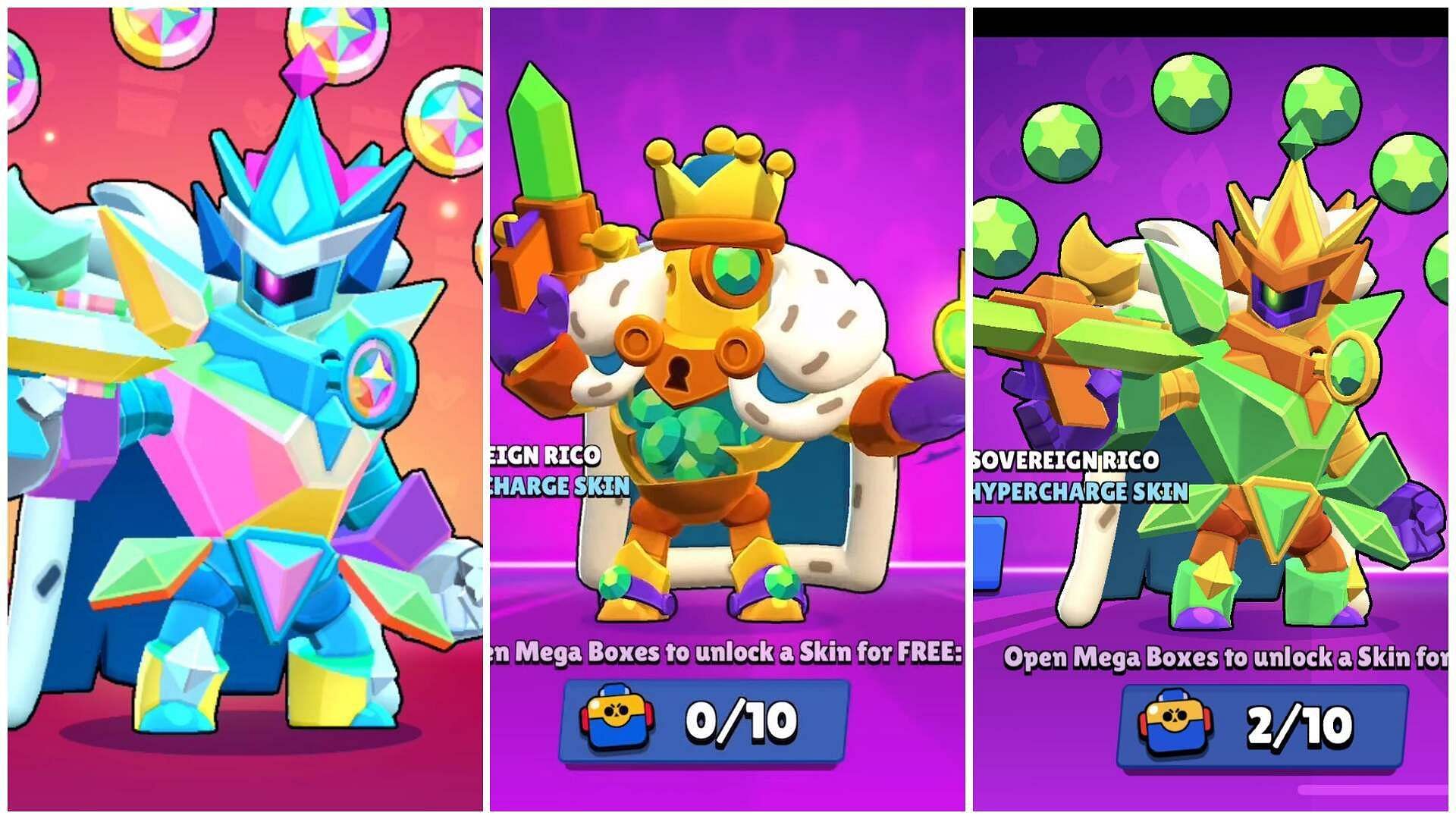 Rico has received four new skins in this update (Image via Supercell)