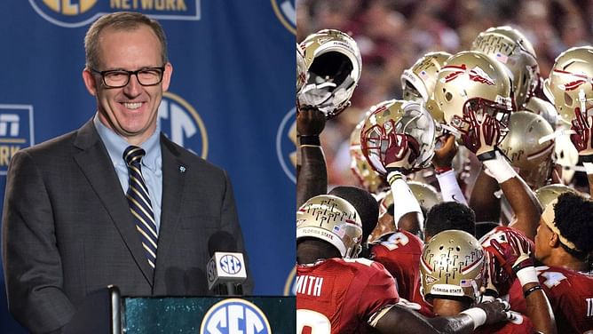 "We're not gonna take our pie & slice it into more pieces": Greg Sankey has massive hint on SEC expansion plans as FSU look for conference realignment