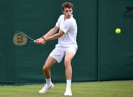 Ugo Humbert at the 2024 Wimbledon Championships - Getty Images