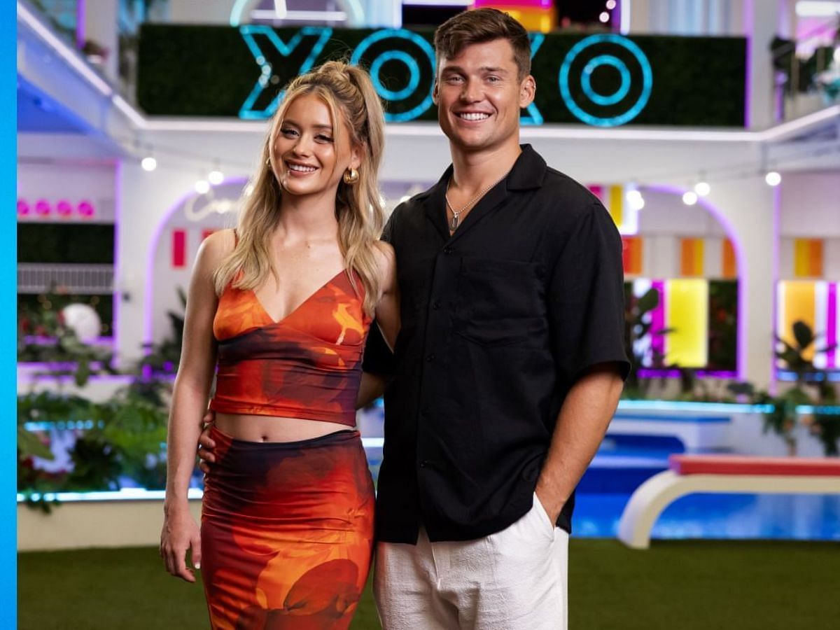 Love Island USA stars Aaron and Kaylor