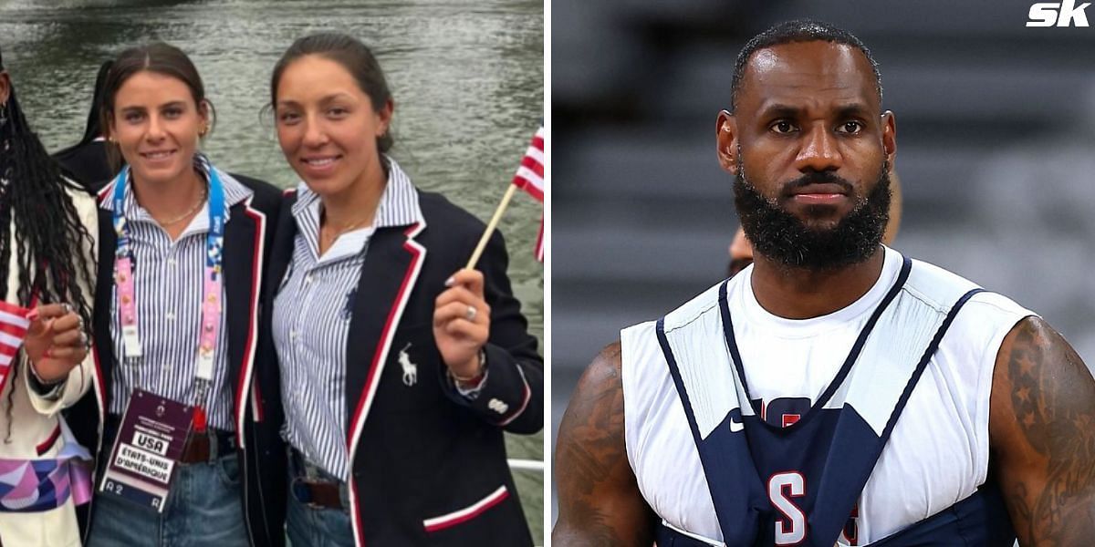 Fans react to LeBron James was the third richest person next to Jessica Pegula and Emma Navarro (Image source: left/INSTAGRAM, right/GETTY)