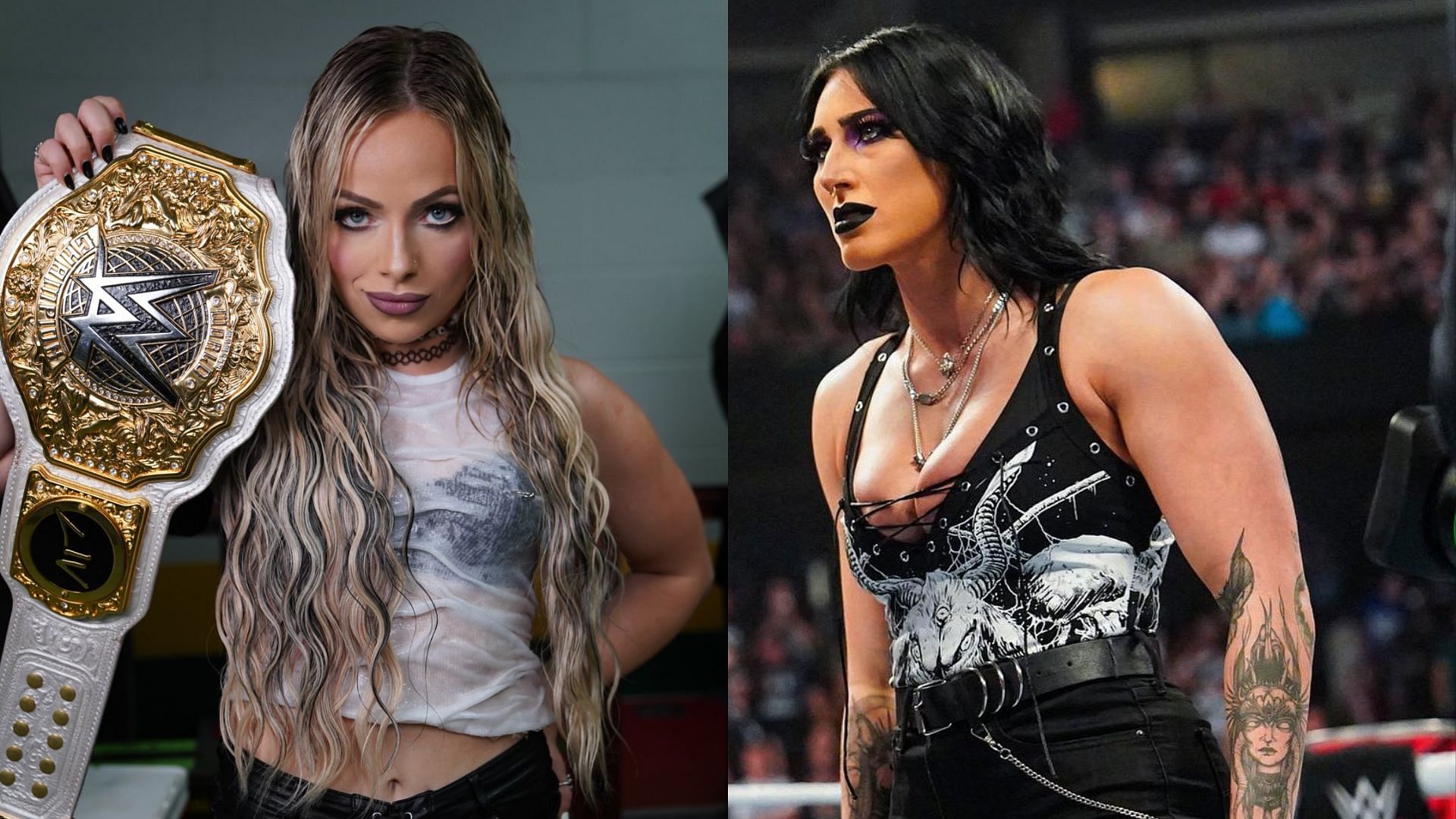 Liv Morgan (left), Rhea Ripley (right) (Via Rhea Ripley and Liv Morgan