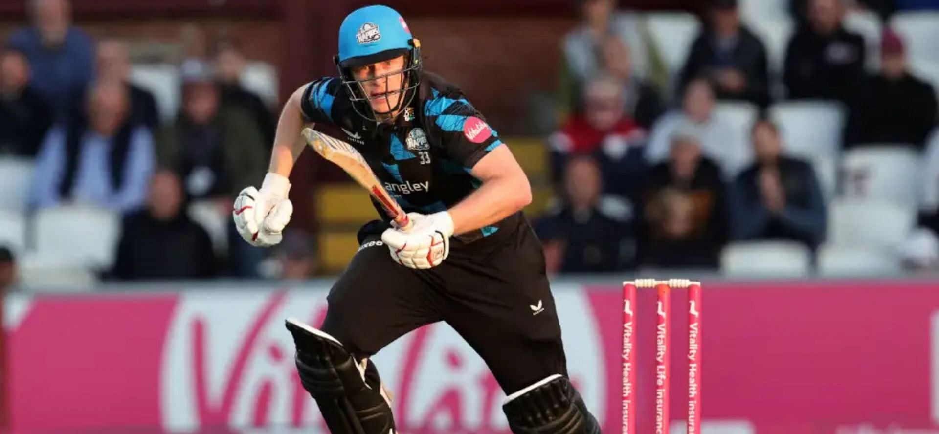 Worcestershire Rapids all-rounder Matthew Waite smashed 34 runs off Birmingham Bears