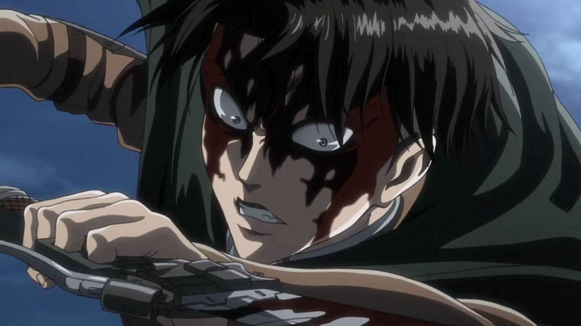 Levi as shown in the anime (Image via Studio WIT)