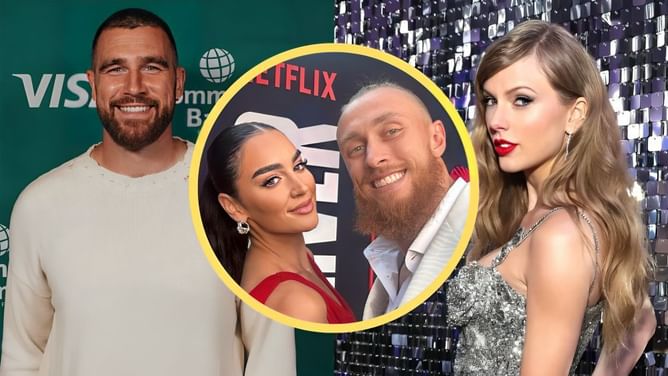 George Kittle and wife Claire share their ultimate NFL season tips for Travis Kelce and Taylor Swift