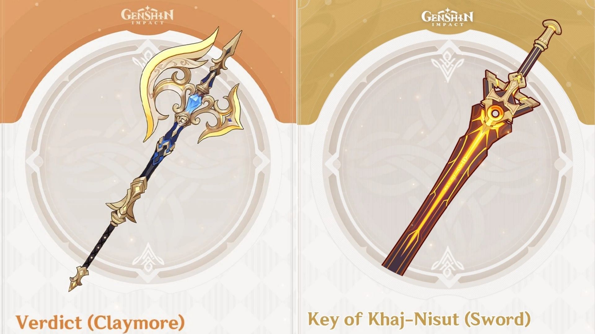 Verdict and Key of Khaj-Nisut (Image via HoYoverse)