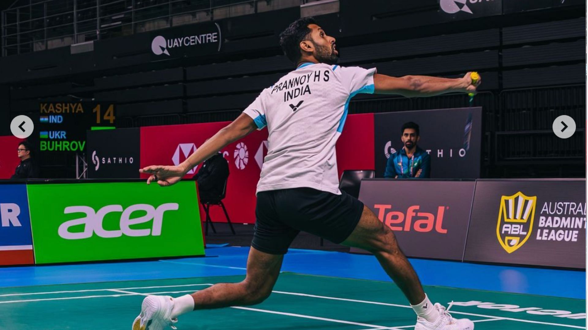 HS Prannoy, the seasoned Indian shuttler, will make Olympic debut at the 2024 Summer Games. (Image via Prannoy HS/IG)