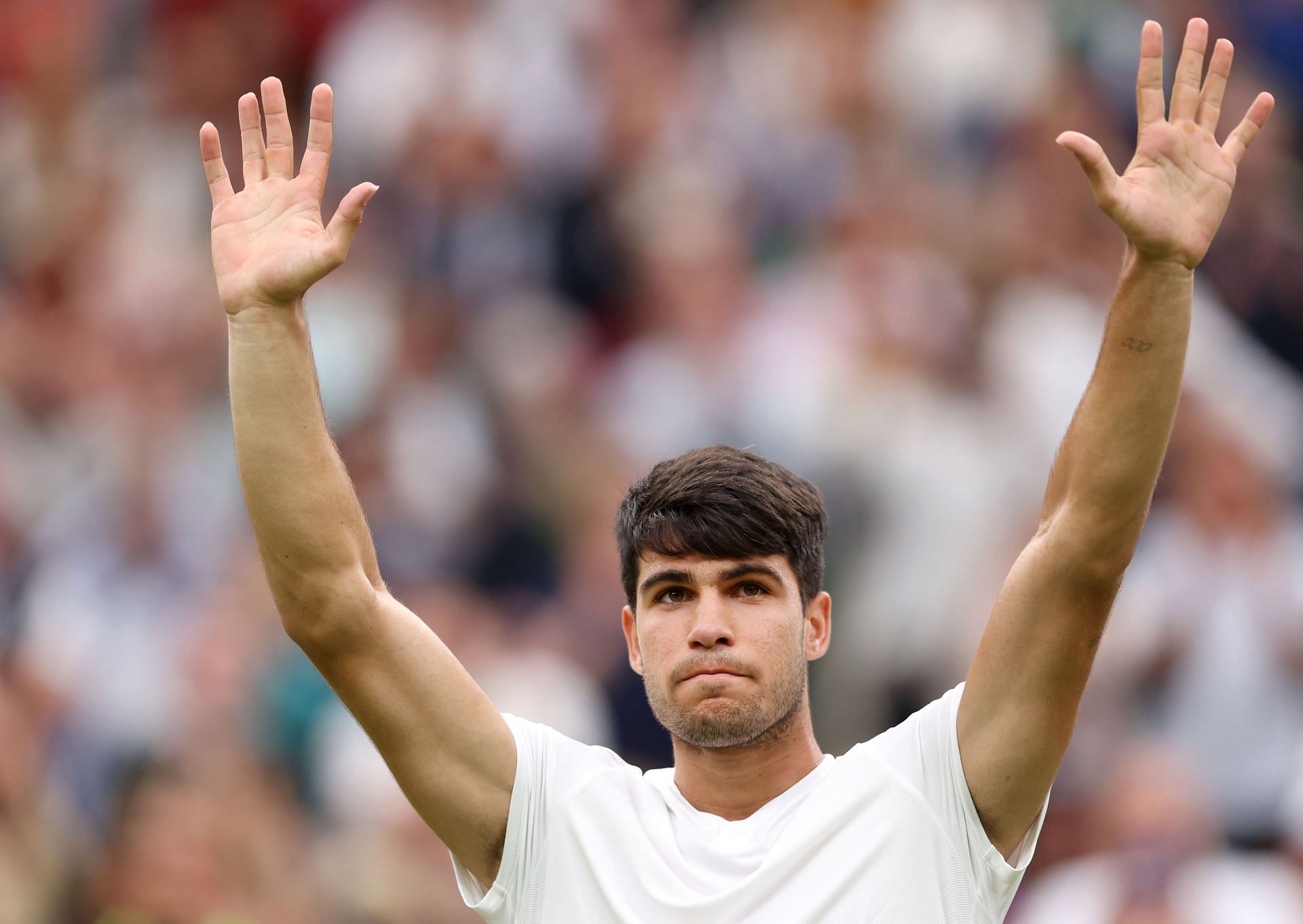 Carlos Alcaraz at Wimbledon.