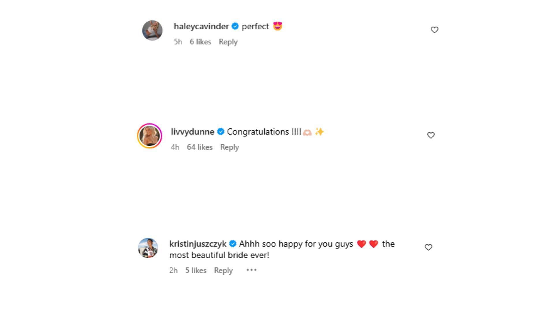 Comments on Harper&#039;s IG. (IG/Christen Harper)