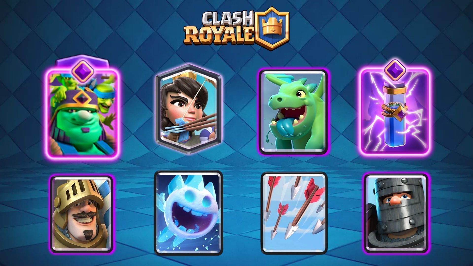 Goblin Giant Evolution with Double Princes, Princess, and Evo Zap (Image via Supercell)