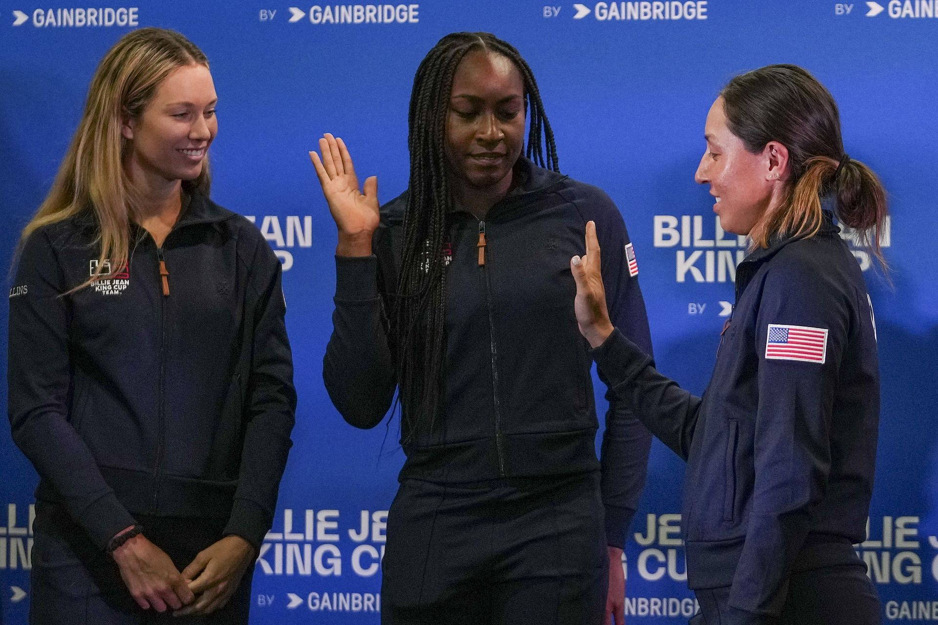 Danielle Collins, Coco Gauff and Jessica Pegula (Source: Getty)