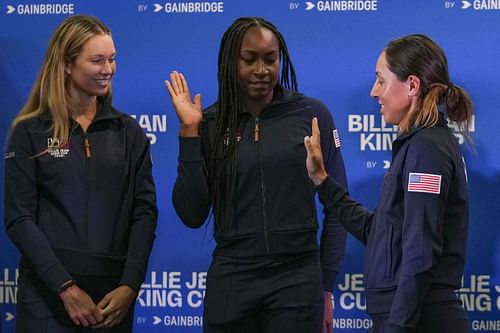 Danielle Collins, Coco Gauff and Jessica Pegula (Source: Getty)