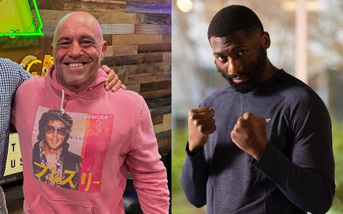 Joe Rogan says he was blown away by Cedric Doumbe's rigorous workout and cardio: "I was like damn!"