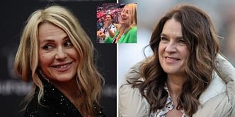 WATCH: Nadia Comaneci rocks with 'gymnastics dance' moves alongside Katarina Witt at the Paris Olympics 2024