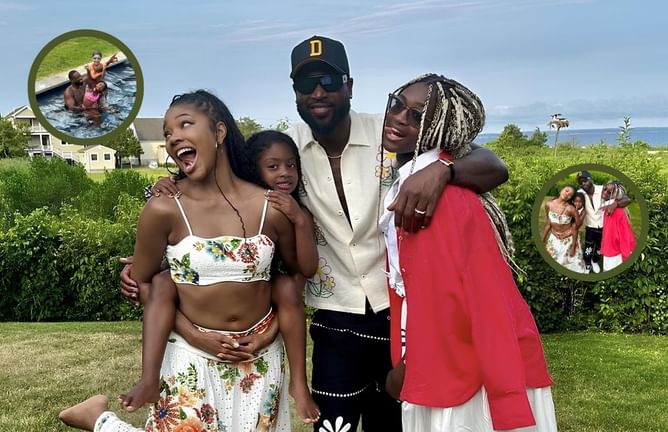 In Pictures: Dwyane Wade and Gabrielle Union share eventful 4th of July snaps with daughters Kaavia and Zaya