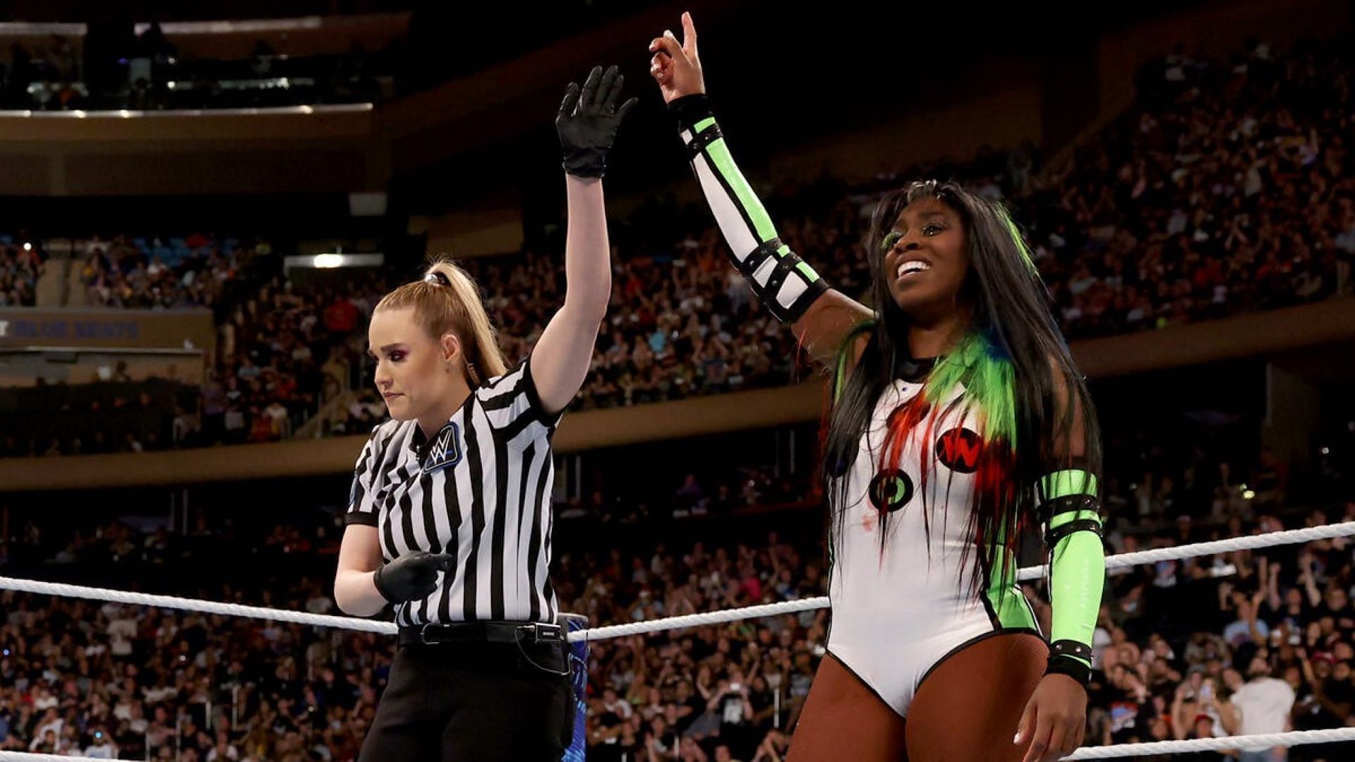 Naomi defeated Blair Davenport and Indi Hartwell in her qualifier.