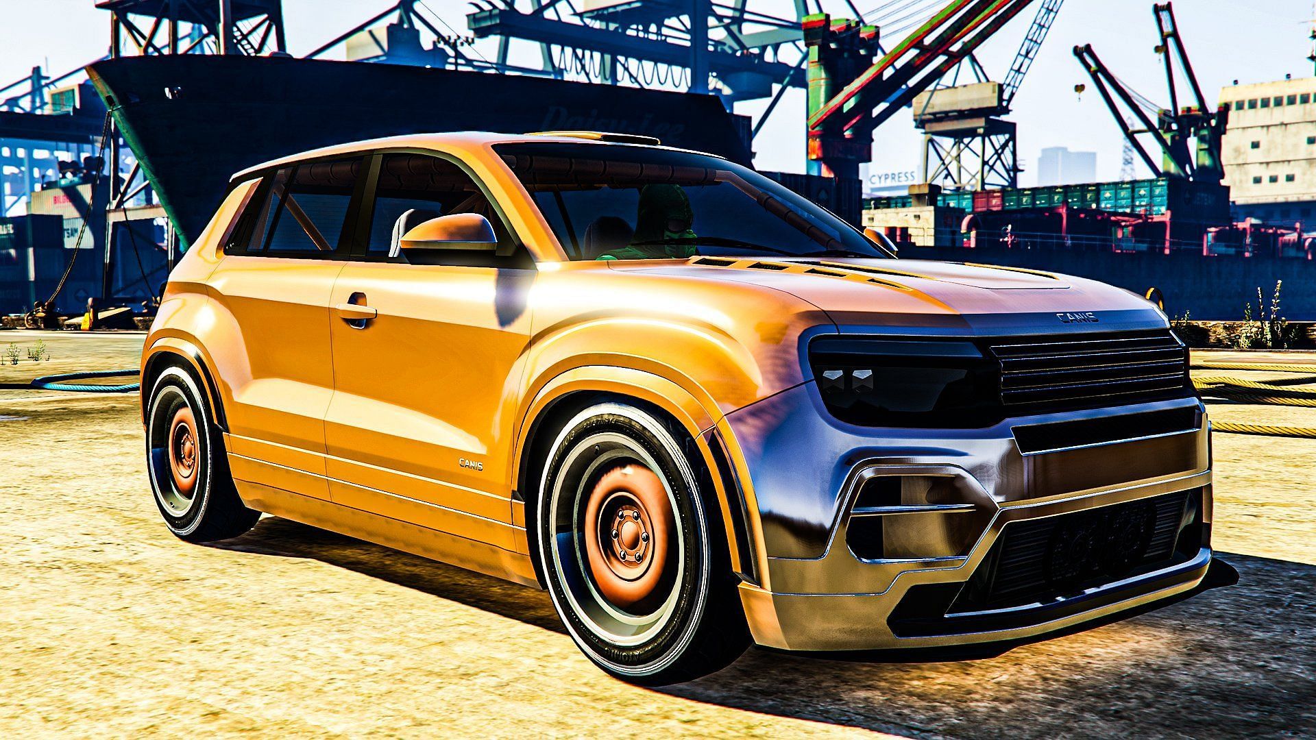 A fan-clicked picture of Canis Castigator in Grand Theft Auto Online (Image via Rockstar Games || @DaveCapone5/X)