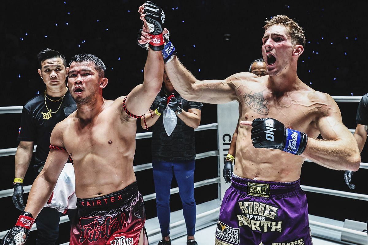 Nong-O Hama and Nico Carrillo - Photo by ONE Championship