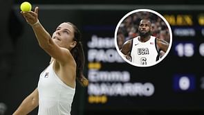 Emma Navarro makes iconic LeBron James callback with IG story caption