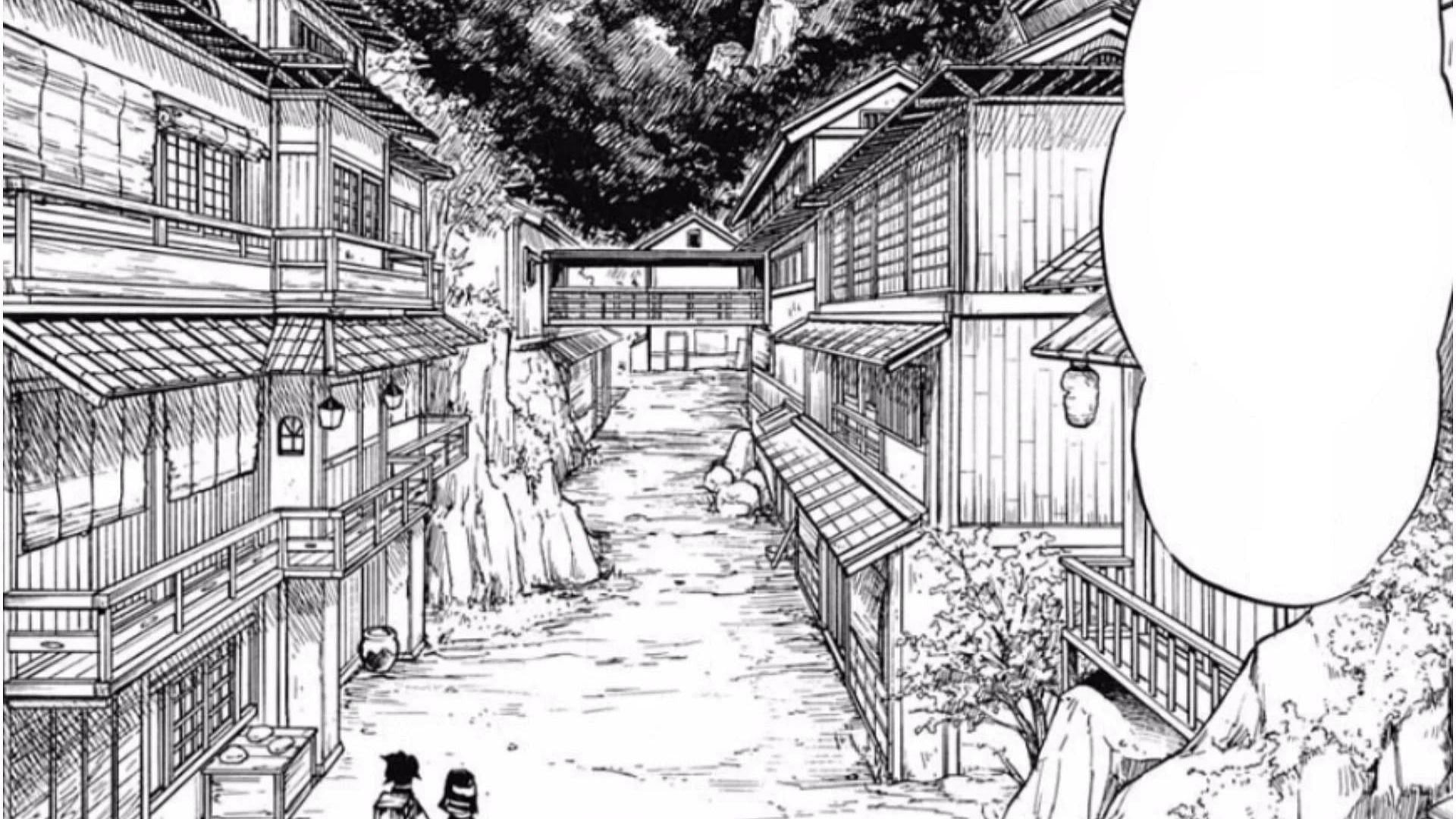 A manga panel from the series (Image via Shueisha)