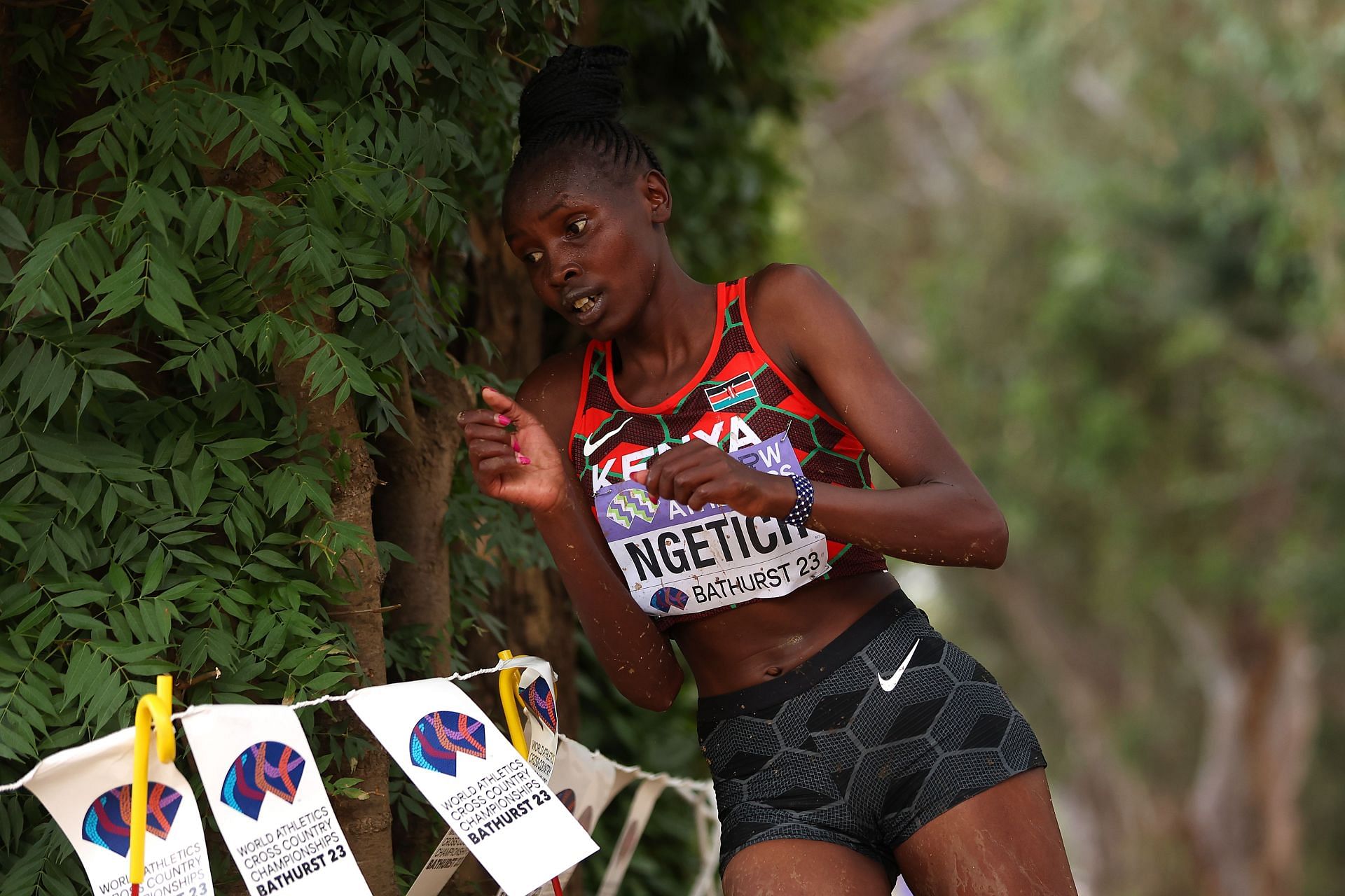 Agnes Jebet at the 2023 World Cross Country Championships (Source: Getty Images)