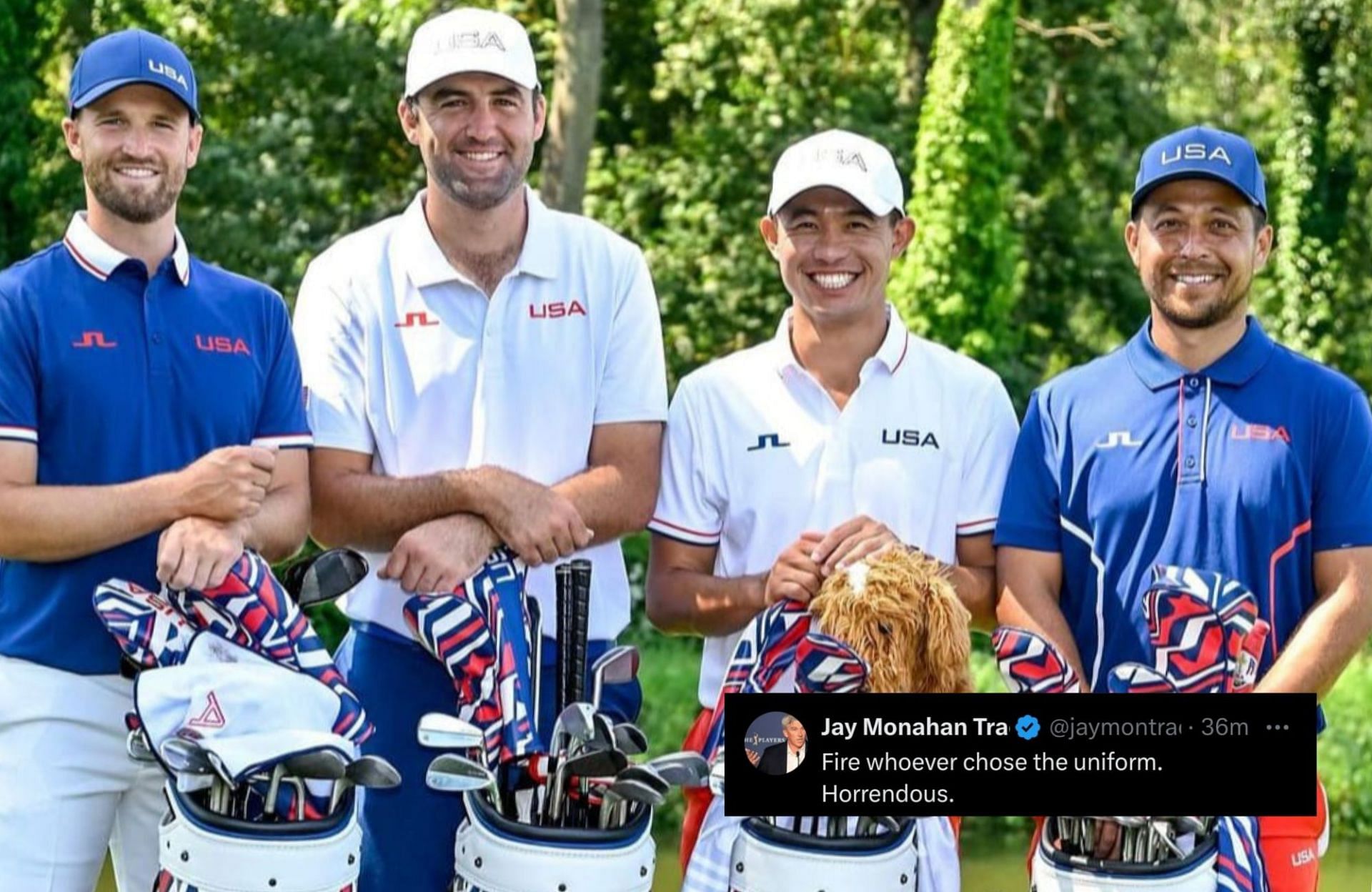 USA&rsquo;s golf team&rsquo;s 