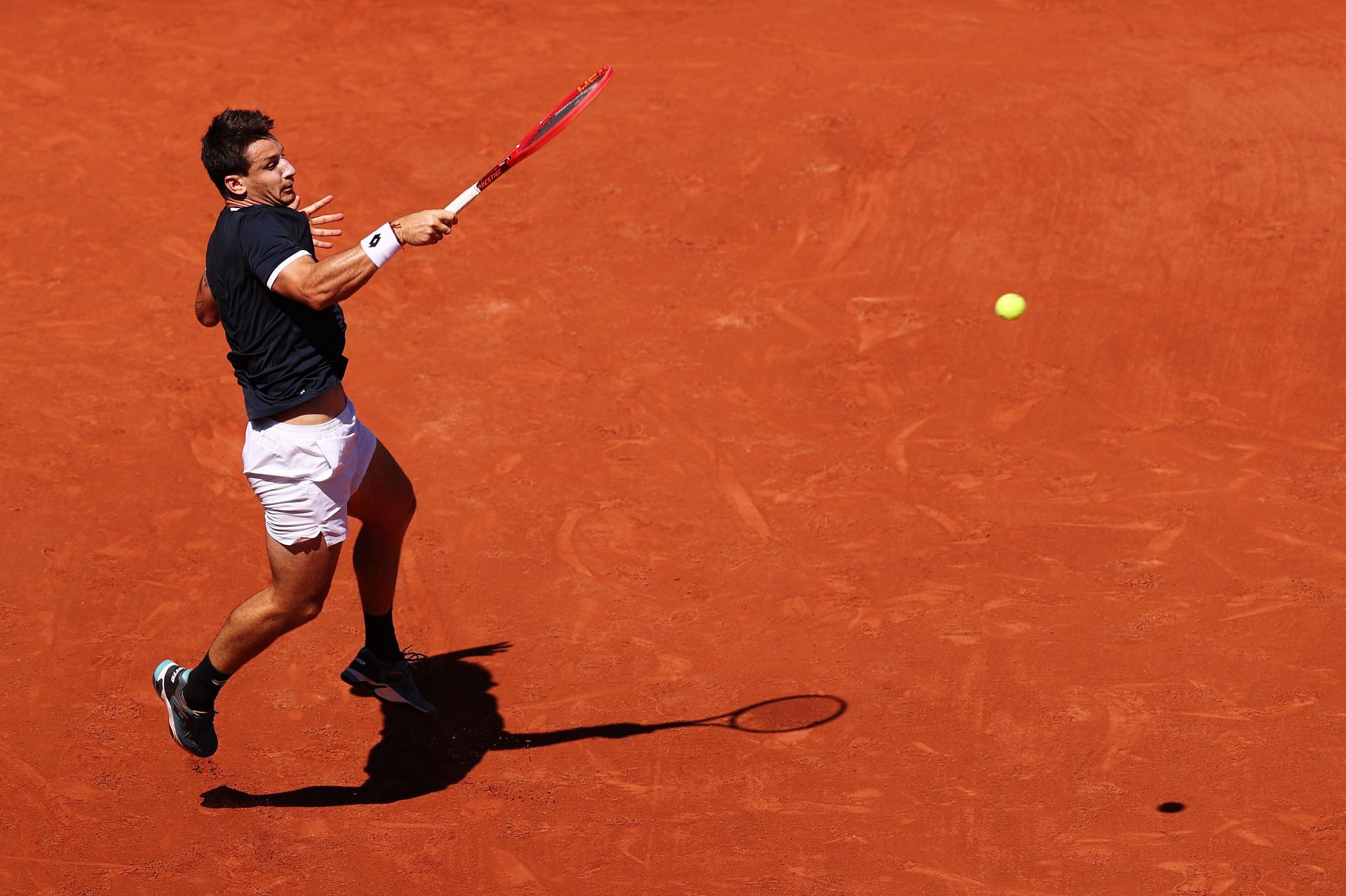 Camilo Ugo Carabelli at the French Open (Image via Getty)