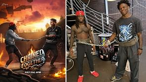 "Ancestors looking down like": Fans react as Kai Cenat and IShowSpeed chain themselves to play Chained Together on stream