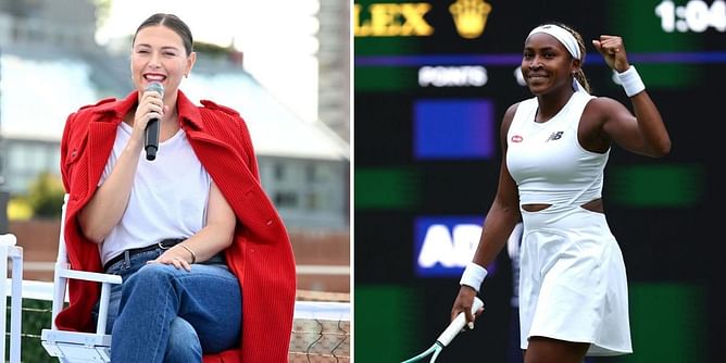 "Coco Gauff has a voice and a platform that's going to transcend the sport" - Maria Sharapova