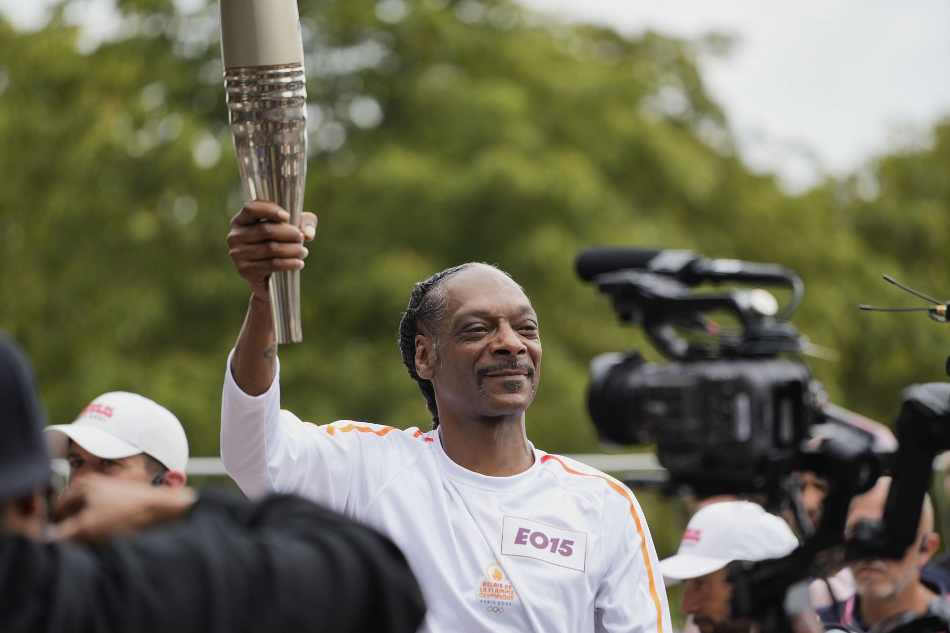 Paris 2024 Olympic Games - Torch Relay In Paris - Source: Getty (Photo by Remon Haazen/Getty Images)