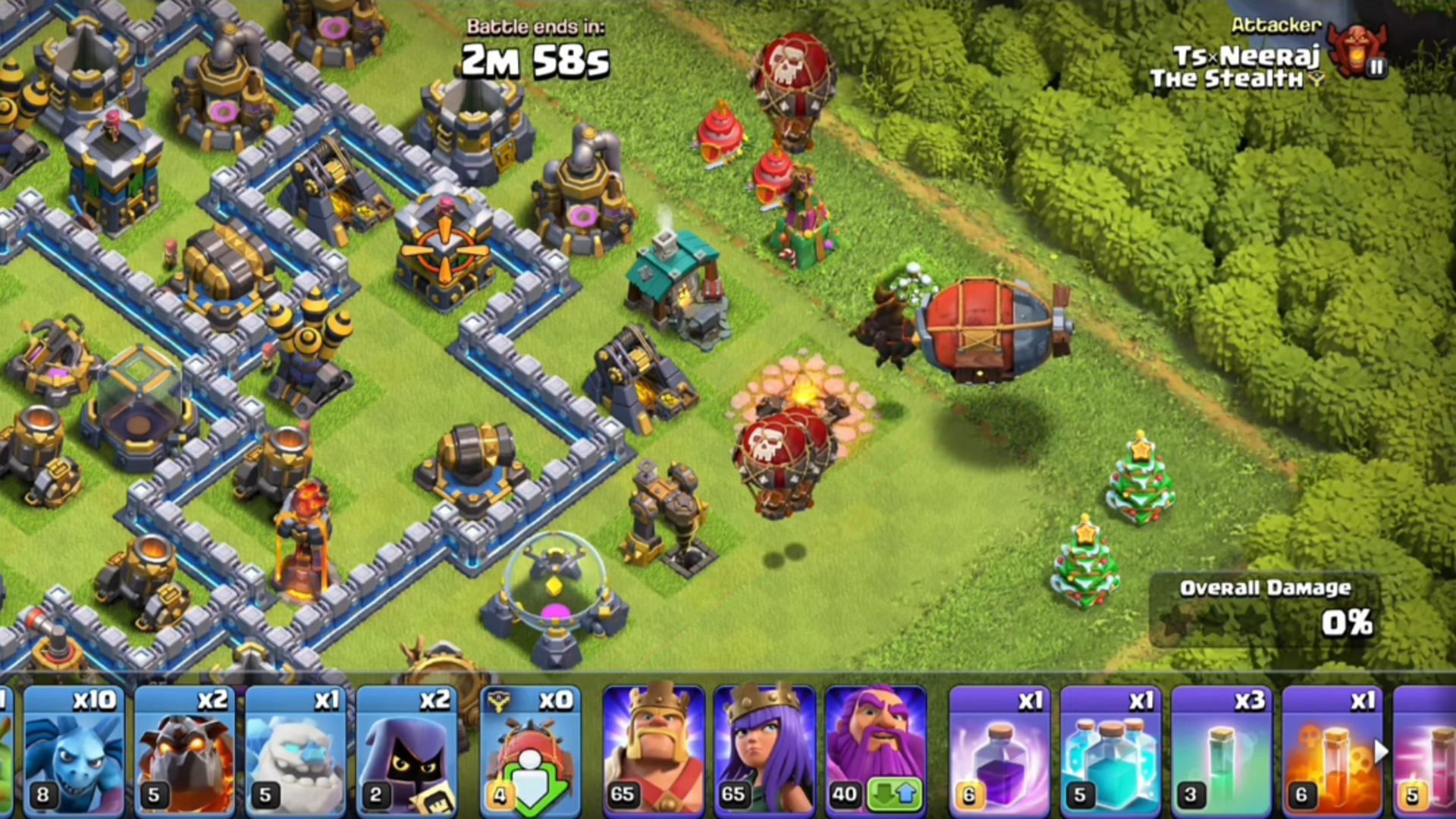 Troop deployment in the corner (Image via Supercell)