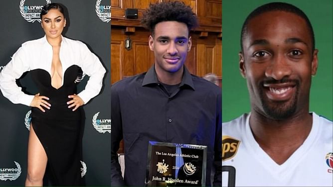 Proud parents Gilbert Arenas and Laura Govan beam as son Alijah grabs Palmetto Road MVP