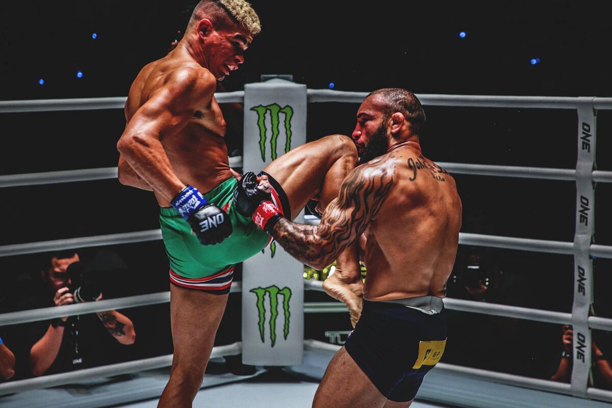 Fabricio Andrade had the performance of a lifetime against John Lineker in their February 2023 rematch. [Photo via: ONE Championship]