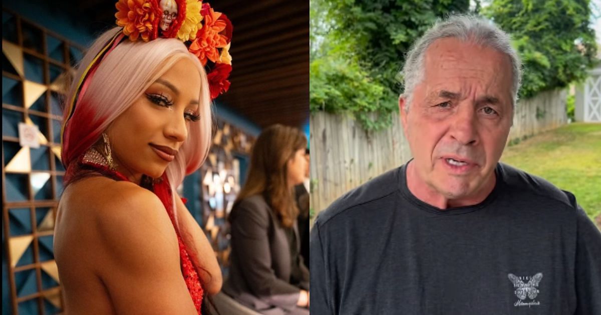 Mercedes Mone (left) and Bret Hart (right) [Images via Mone and Hart