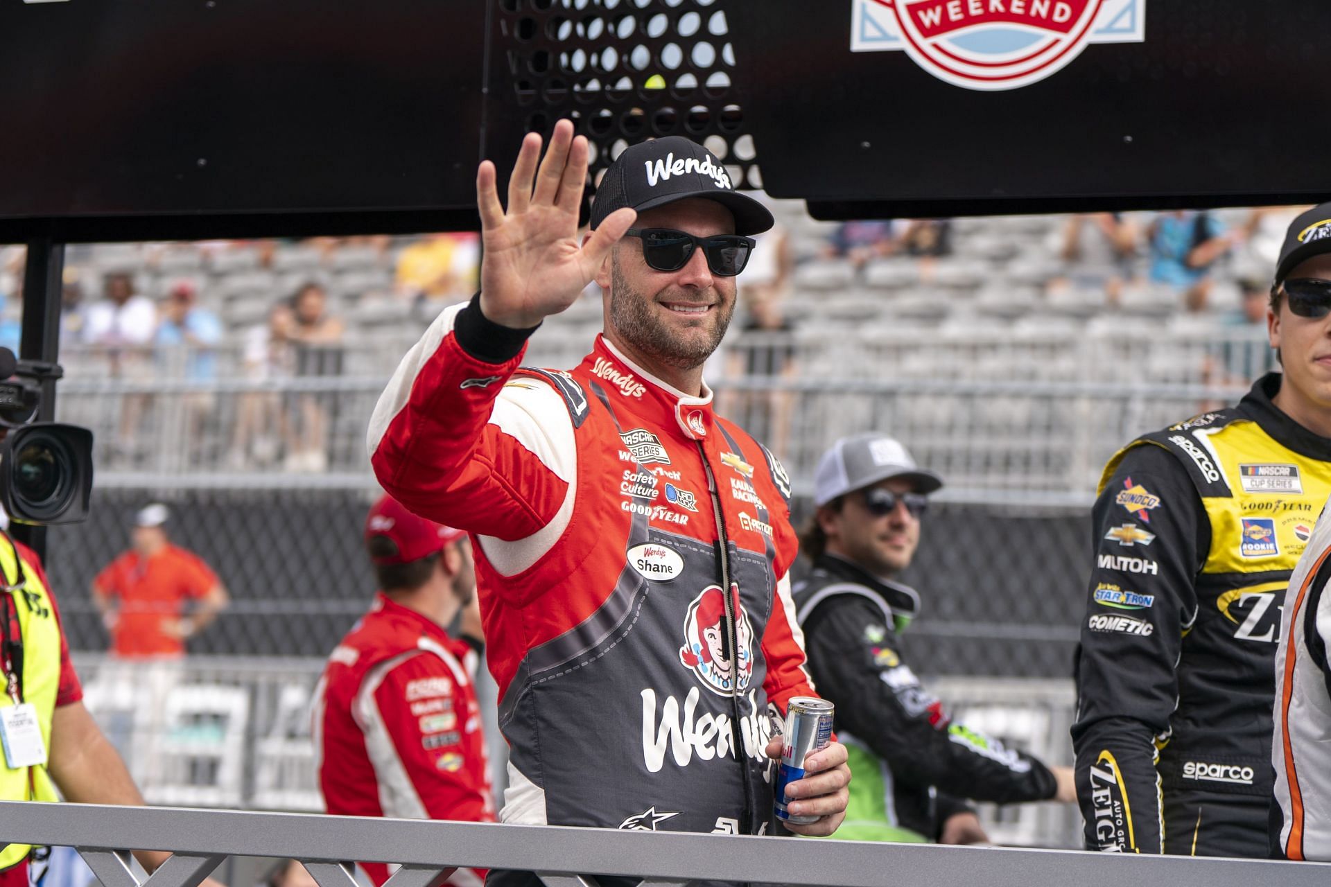 Shane Van Gisbergen driver of the #16 Kaulig Racing Wendy&#039;s Saucy Nuggs Chevrolet. (Photo by Ben Hsu/Icon Sportswire via Getty Images)